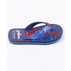 Pine Kids Spider Man Flip Flops - Blue