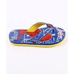 Pine Kids Spider Man Flip Flops - Blue