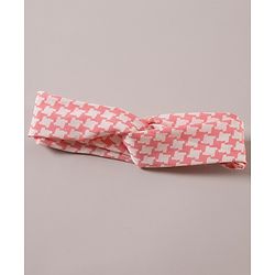 Pine Kids Free Size Abstract Print Headband - Pink