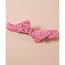 Pine Kids Free Size with Bow Hairband - Pink