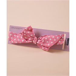 Pine Kids Free Size with Bow Hairband - Pink