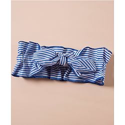 Pine Kids Free Size Striped Headband - BLue