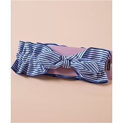 Pine Kids Free Size Striped Headband - BLue