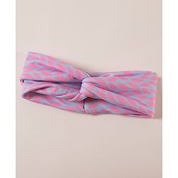 Pine Kids Printed Head Band - Purple