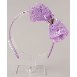 Pine Kids Free Size with Bow Hairband - Purple