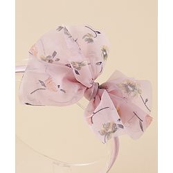 Pine Kids Free Size with Bow Hairband Pack of 2 - Multicolour