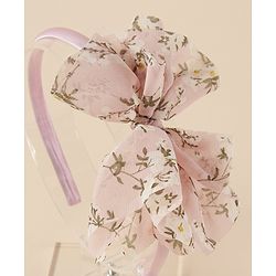 Pine Kids Free Size with Bow Hairband - Multicolour