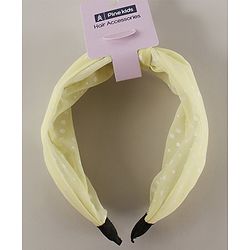 Pine Kids Free Size with Placement Print Hairband - Yellow