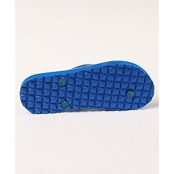 Pine Kids Flip Flops Tree Print - Blue