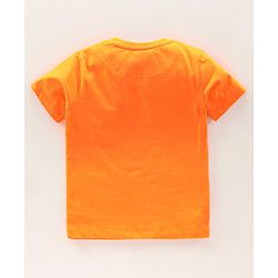 Pine Kids Half Sleeves Biowashed Tees Pack of 3 - Orange Navy Green