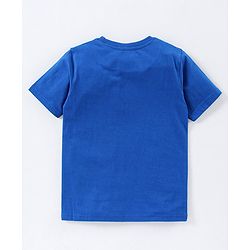 Pine Kids Half Sleeves Bio Washed T-Shirt & Pajama Set Spiderman Print - Blue