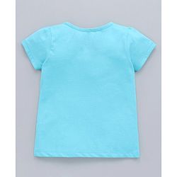 Pine Kids 100% cotton Biowashed Half Sleeves Night Suit - Blue