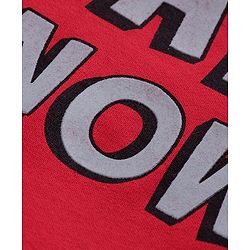 Pine Kids Full Sleeves Biowash Sweatshirt Text Print - Maroon