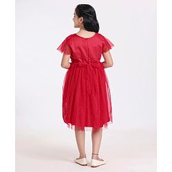 Pine Kids Half Sleeves Knee Length Party Dress - Lollipop