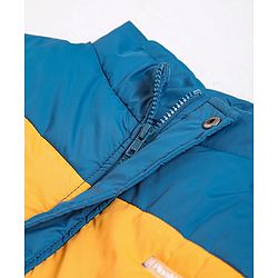 Pine Kids Full Sleeves Jackets with Color Block - Yellow