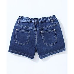 Pine  Kids Mid Thigh Shorts - Blue
