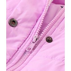 Pine Kids Full Sleeves Hooded Jacket - Pink