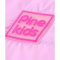 Pine Kids Full Sleeves Hooded Jacket - Pink