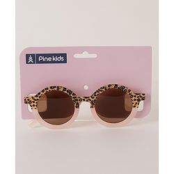 Pine Kids Round Sunglasses - Peach