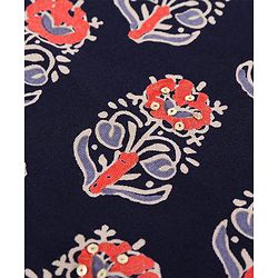 Pine Kids Printed Kurti with Sharara & Cotton Crushed Dupatta - Blue Pink