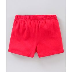 Pine Kids Cotton Anti Bacterial & Biowashed Shorts Pack of 3 - Black Pink Peach