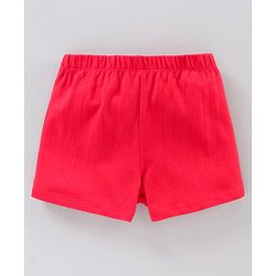Pine Kids Cotton Anti Bacterial & Biowashed Shorts Pack of 3 - Black Pink Peach