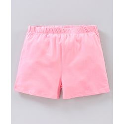 Pine Kids Cotton Anti Bacterial & Biowashed Shorts Pack of 3 - Black Pink Peach