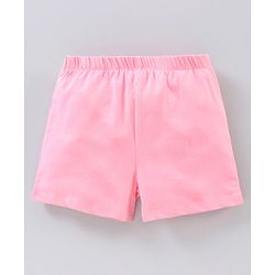 Pine Kids Cotton Anti Bacterial & Biowashed Shorts Pack of 3 - Black Pink Peach