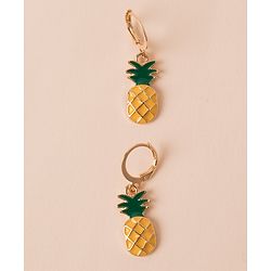Pine Kids Pineapple Shaped Earrings - Yellow
