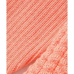 Pine Kids Full Sleeve Knee Length Dress Solid Color - Peach