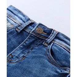 Pine Kids Full Length Enzyme Wash Denim Jeans - Blue