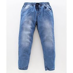 Pine Kids Full Length Enzyme Wash Denim Jeans - Blue