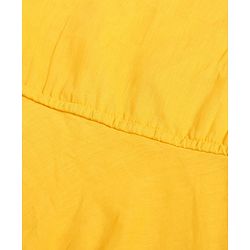 Pine Kids Full Sleeves Ethnic Kurti and Sequined Jacket with Dupatta - Yellow
