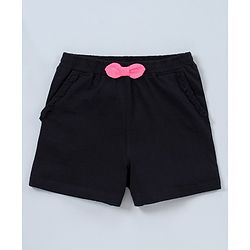 Pine Kids Organic Shorts Pack of 2 - Black Pink