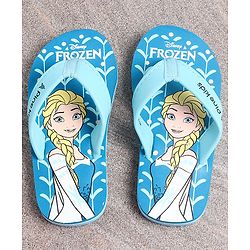 Pine Kids Frozen Printed Flip Flop - Aqua