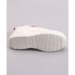 Pine Kids Casual Elasticated Straps Shoes with Chunky Sole - White
