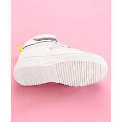 Pine Kids High Ankle Casual Shoes - White Green