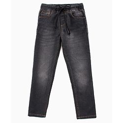 Pine Kids Full Length Emzyme Wash Jeans - Black