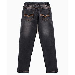 Pine Kids Full Length Emzyme Wash Jeans - Black