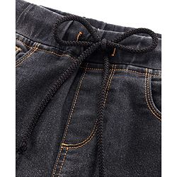 Pine Kids Full Length Emzyme Wash Jeans - Black