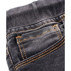 Pine Kids Full Length Emzyme Wash Jeans - Black