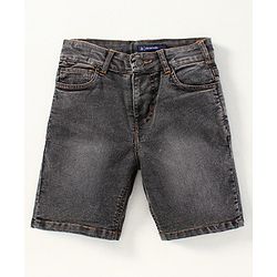 Pine Kids Mid Thigh Shorts With Pockets - Black
