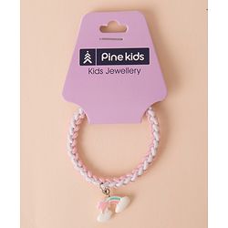 Pine Kids Tie Knot Bracelets - Pink