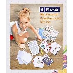 Pine Kids My Personal Greeting Card DIY Kit - Multicolour