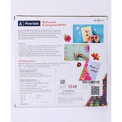Pine Kids My Personal Greeting Card DIY Kit - Multicolour
