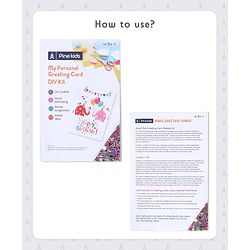 Pine Kids My Personal Greeting Card DIY Kit - Multicolour