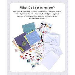 Pine Kids My Personal Greeting Card DIY Kit - Multicolour