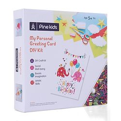 Pine Kids My Personal Greeting Card DIY Kit - Multicolour