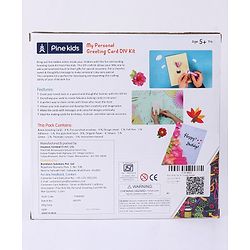 Pine Kids My Personal Greeting Card DIY Kit - Multicolour