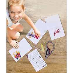 Pine Kids Swirl N Twirl Paper Quilling DIY Kit - Multicolour